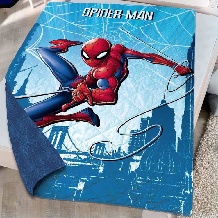 Picture of 0250 SPIDERMAN QUILT BEDSPREAD 140 X 200 CM